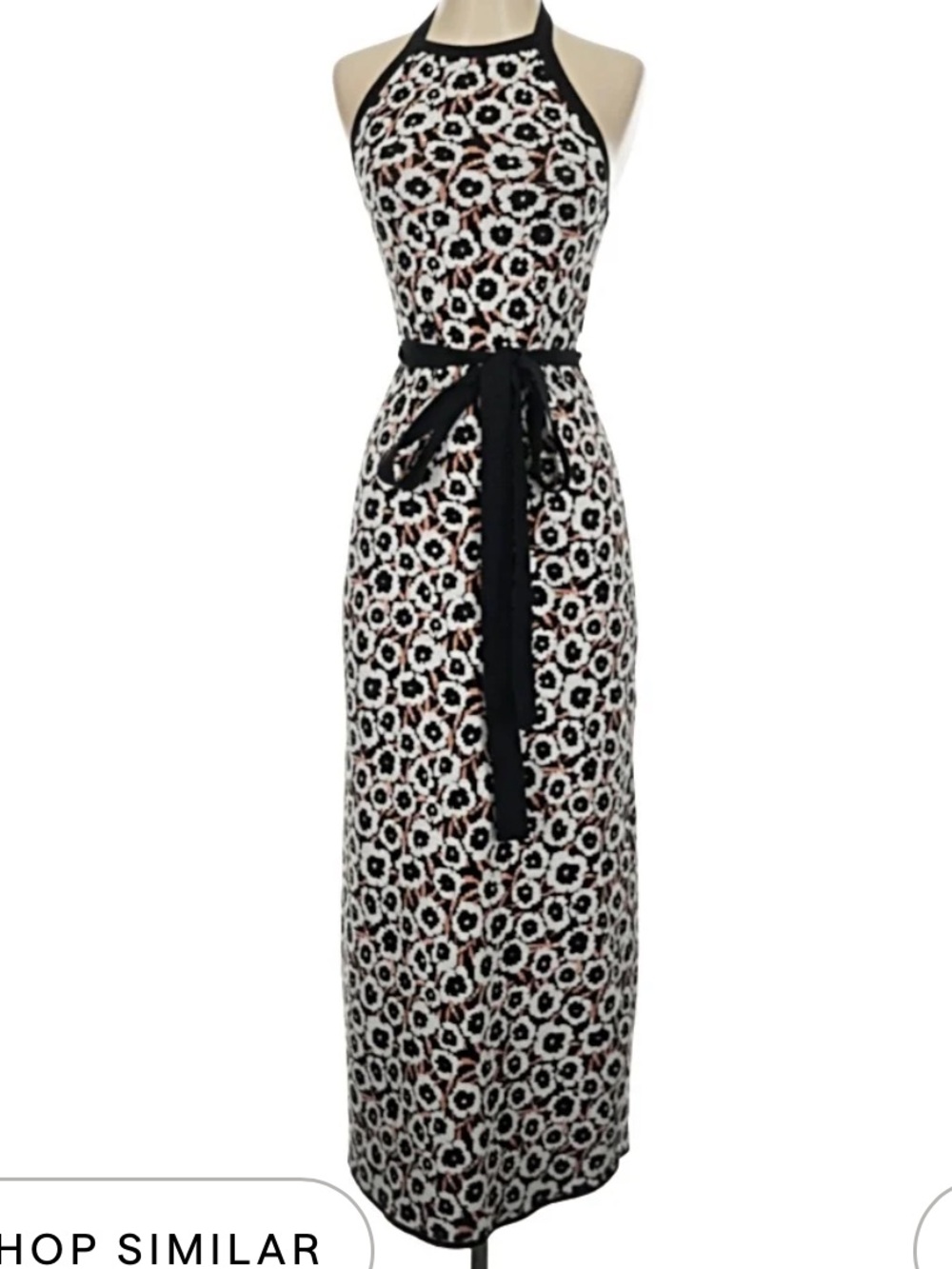 Diane Von Furstenburg For Target  Floral Halter Maxi Dress NEW NWT XS